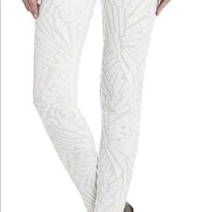 Bcbgmaxazria Selby Deco Sequin-Applique Legging